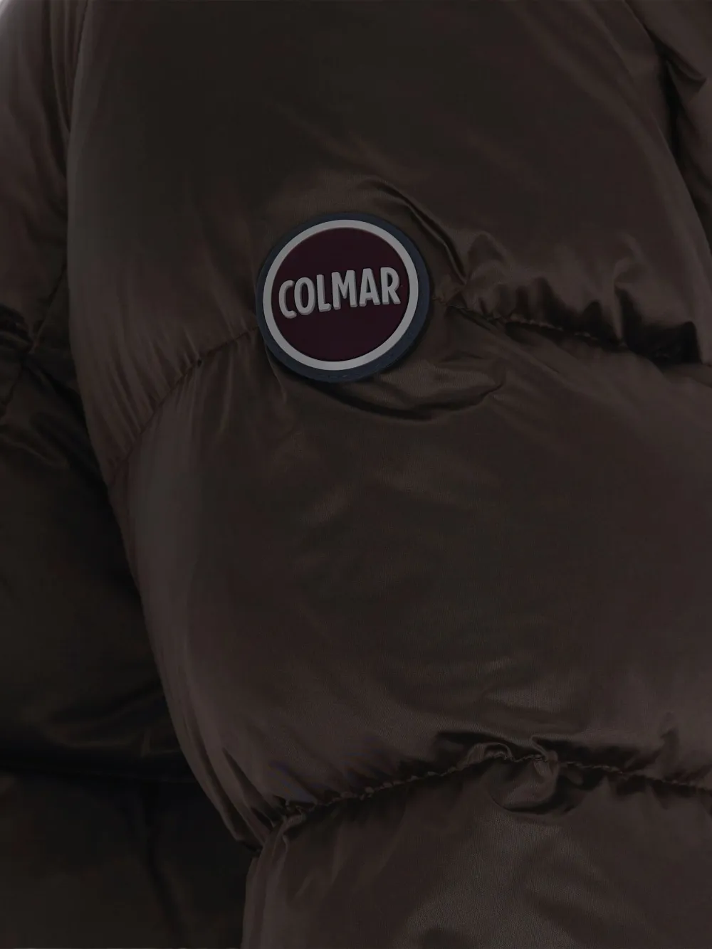 Colmar Piumino Lungo Con Cappuccio Marrone In Brown