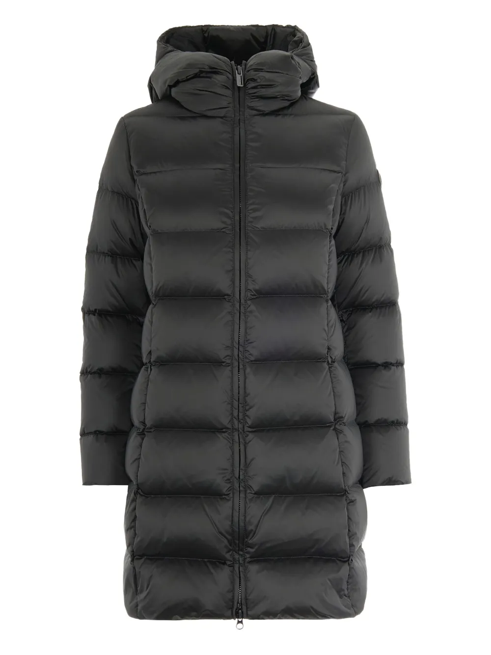 hooded quilted jacket