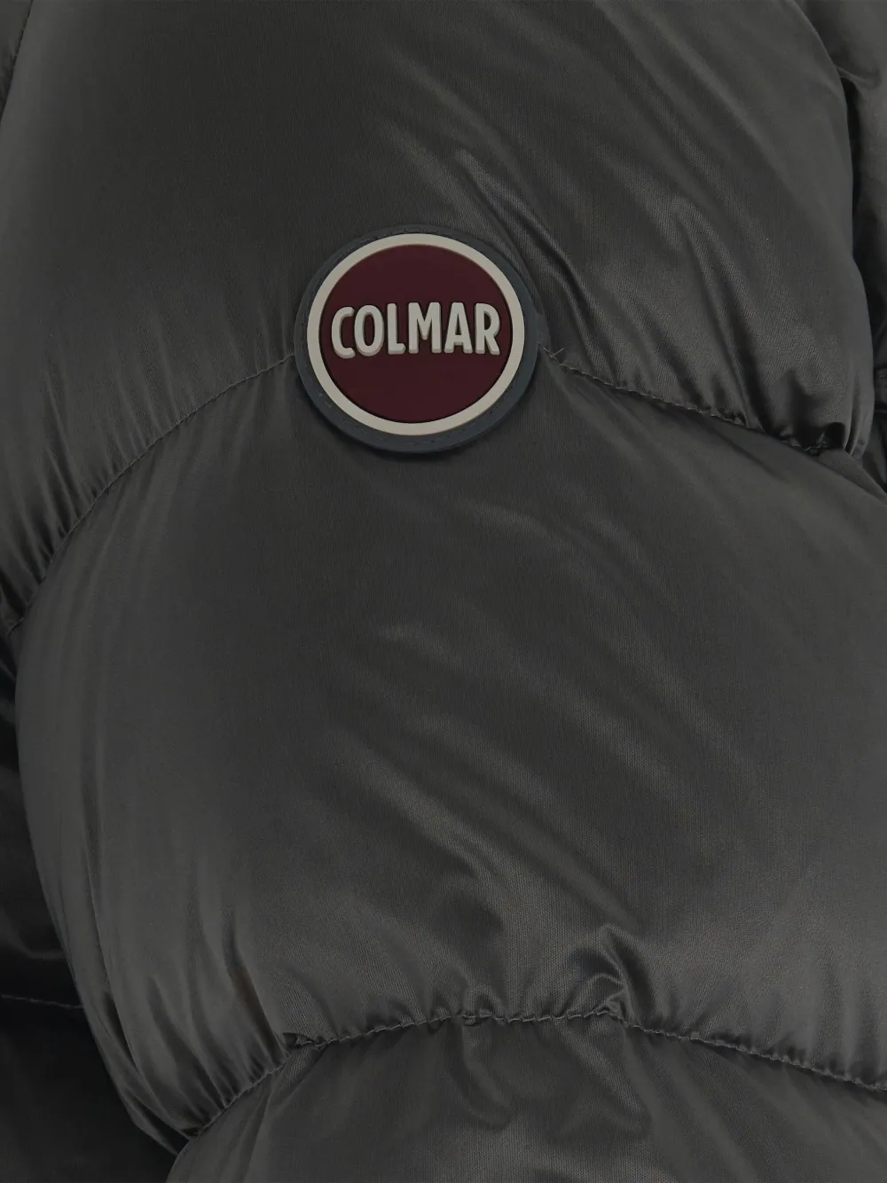 Colmar Piumino Lungo Con Cappuccio Grigio In Black