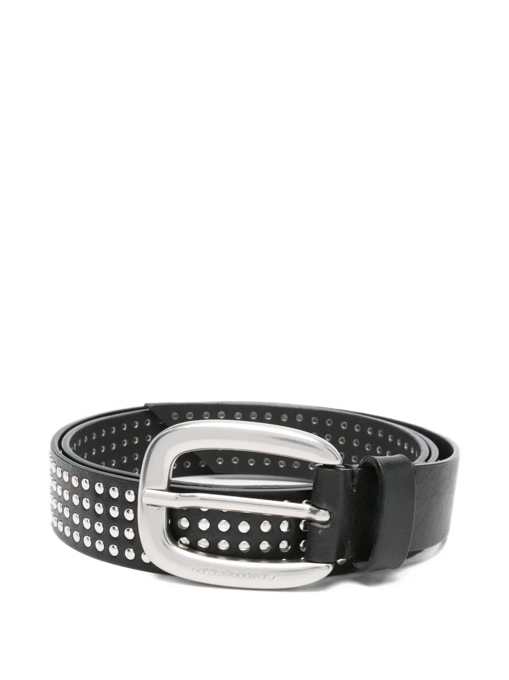 Golden Goose studded leather belt Zwart