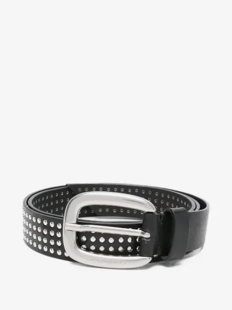 Golden Goose ceinture en cuir à détails de clous