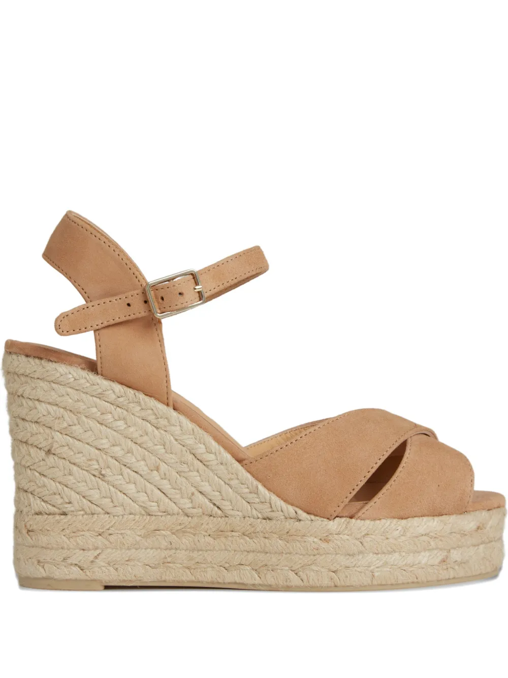 Castañer 110mm Bromelia ankle-strap wedge espadrilles Brown