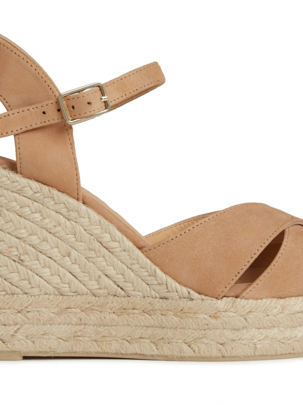 Castañer 110mm Bromelia ankle-strap wedge espadrilles Brown