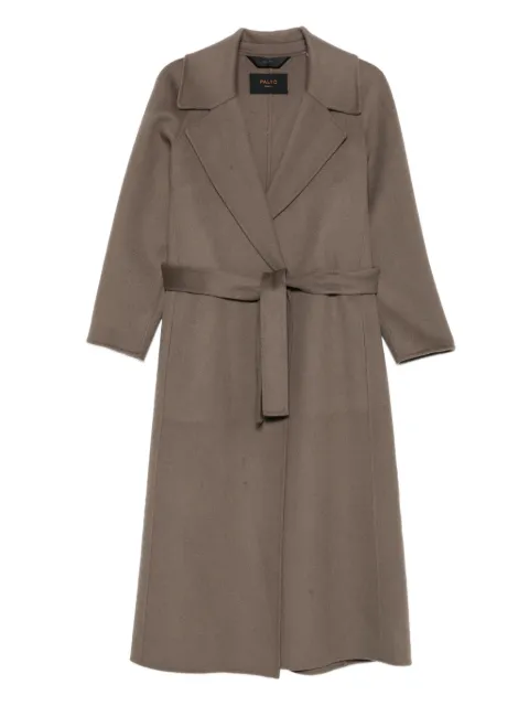 Paltò Paola belted wrap coat