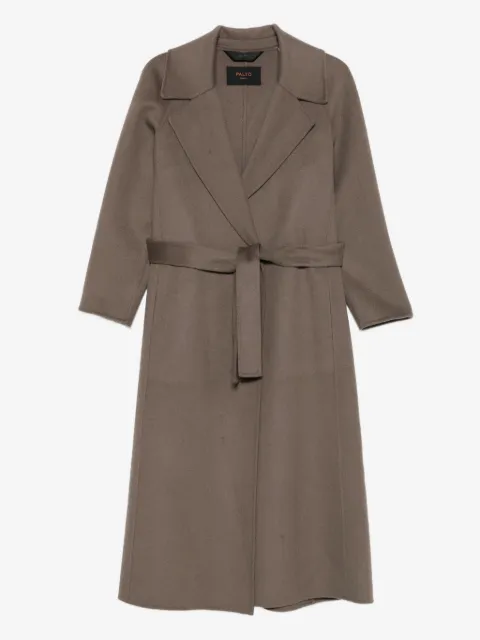 Paltò Paola belted wrap coat