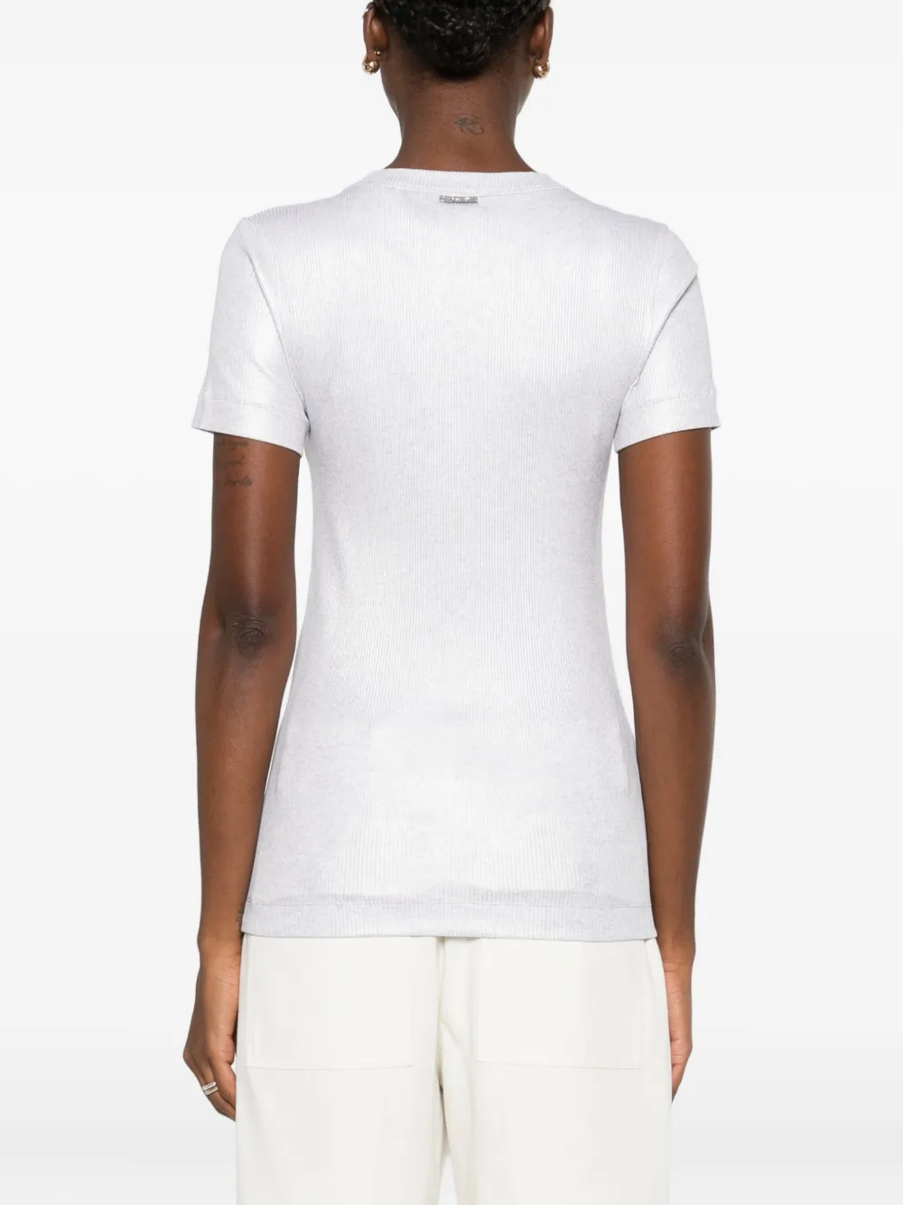 Brunello Cucinelli T-shirt met ronde hals Grijs