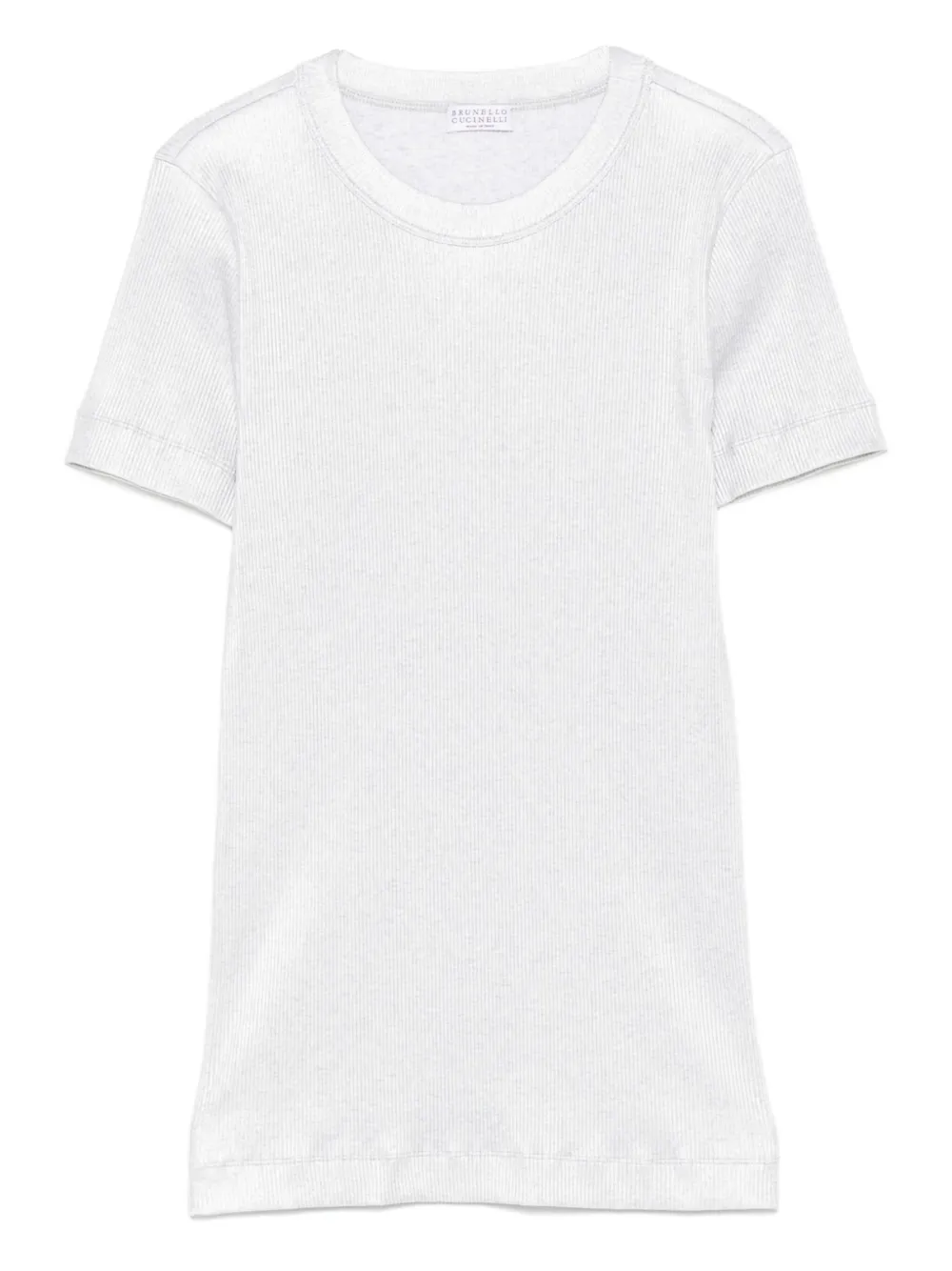 Brunello Cucinelli T-shirt met ronde hals Grijs