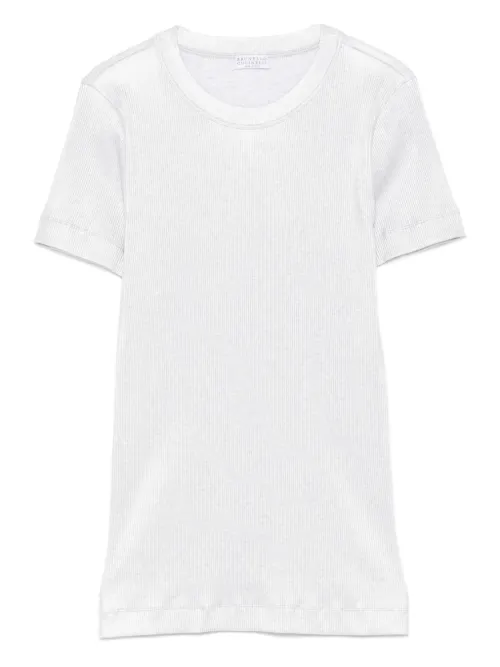 T-shirt à col rond - Brunello Cucinelli - Modalova