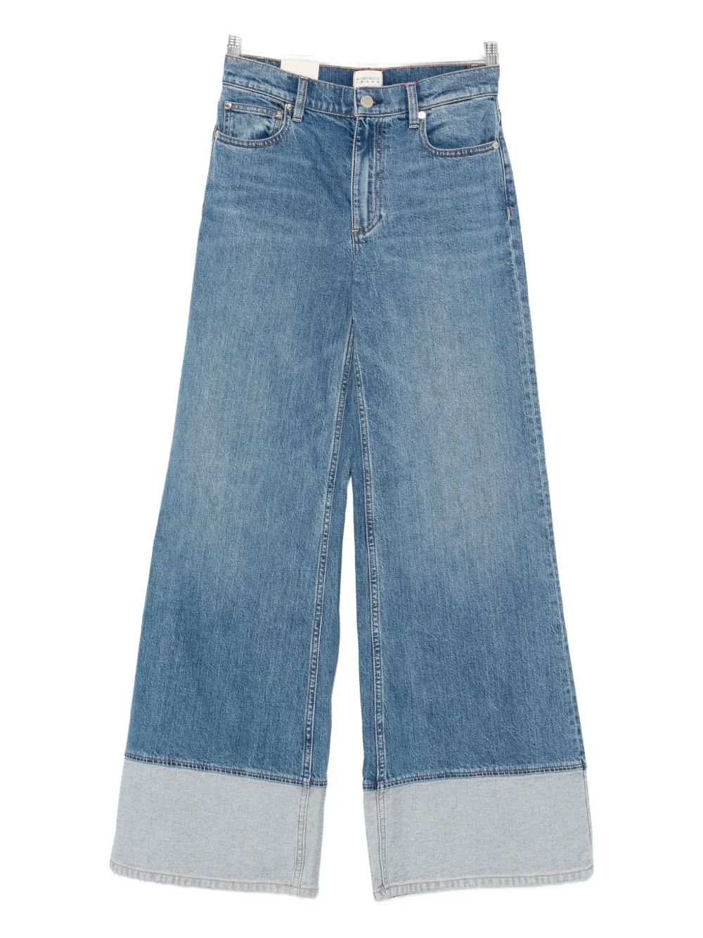 Alice And Olivia Alice + Olivia Wilson Wide-leg Denim Jeans In Blue