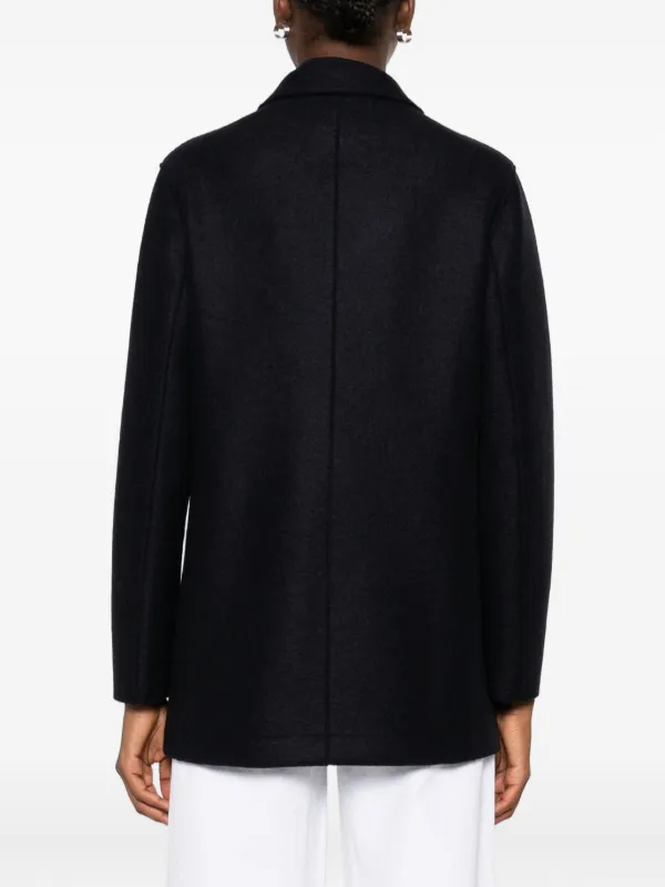 Harris Wharf London gold-button double-breasted Coat | Blue