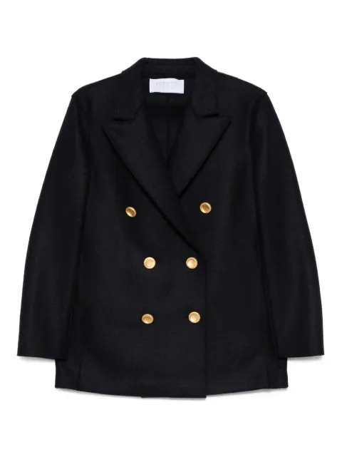 Harris Wharf London gold-button double-breasted coat