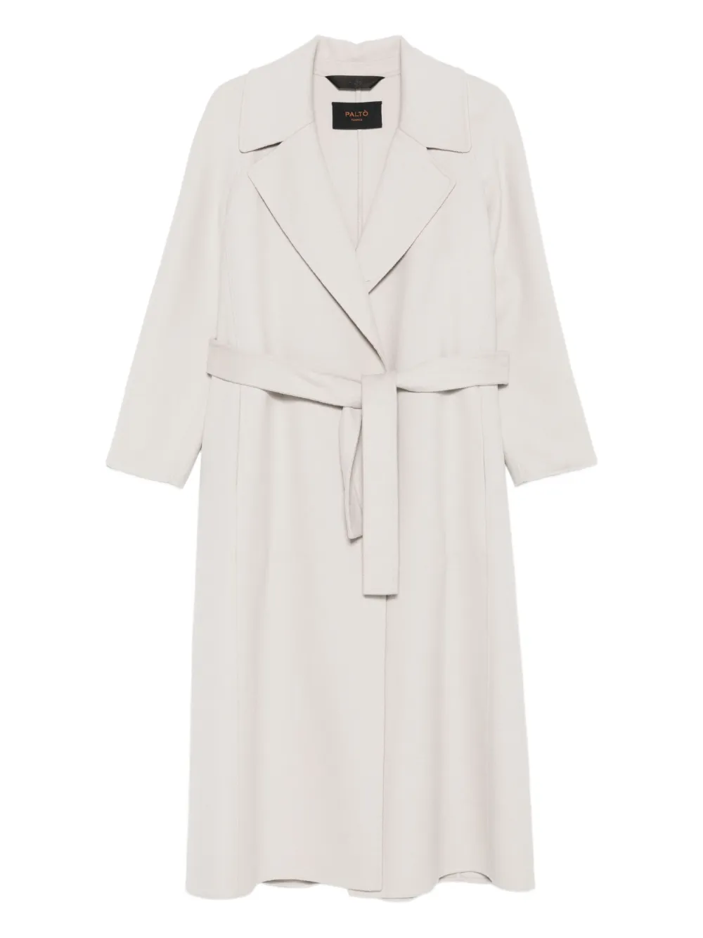 Paltò Paola belted lapels coat | Grey | Image 1