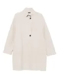 Harris Wharf London button-fastening virgin-wool coat - Neutrals