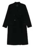 Paltò Daria double-breasted wool coat - Black