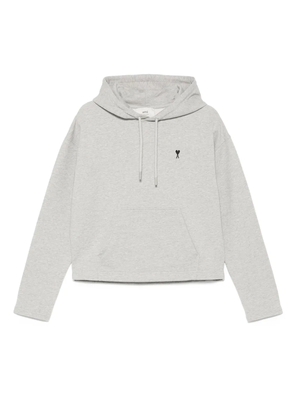 AMI Paris Hoodie met logo Grijs