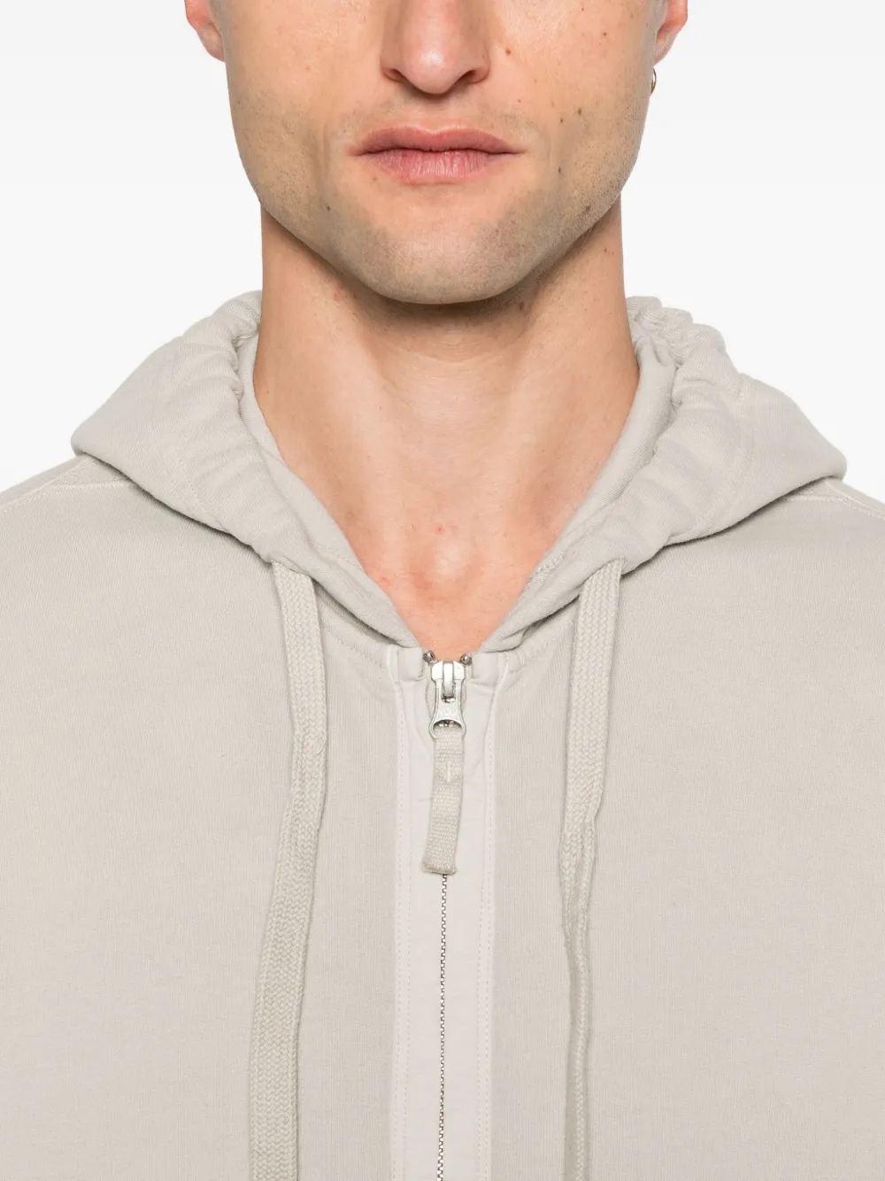 Stone Island zip-up hoodie Grijs