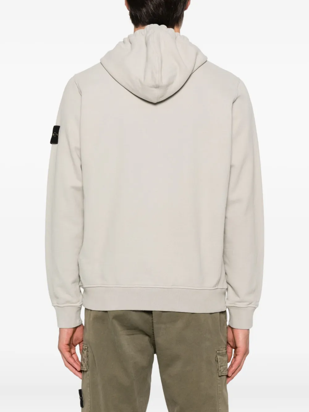 Stone Island zip-up hoodie Grijs