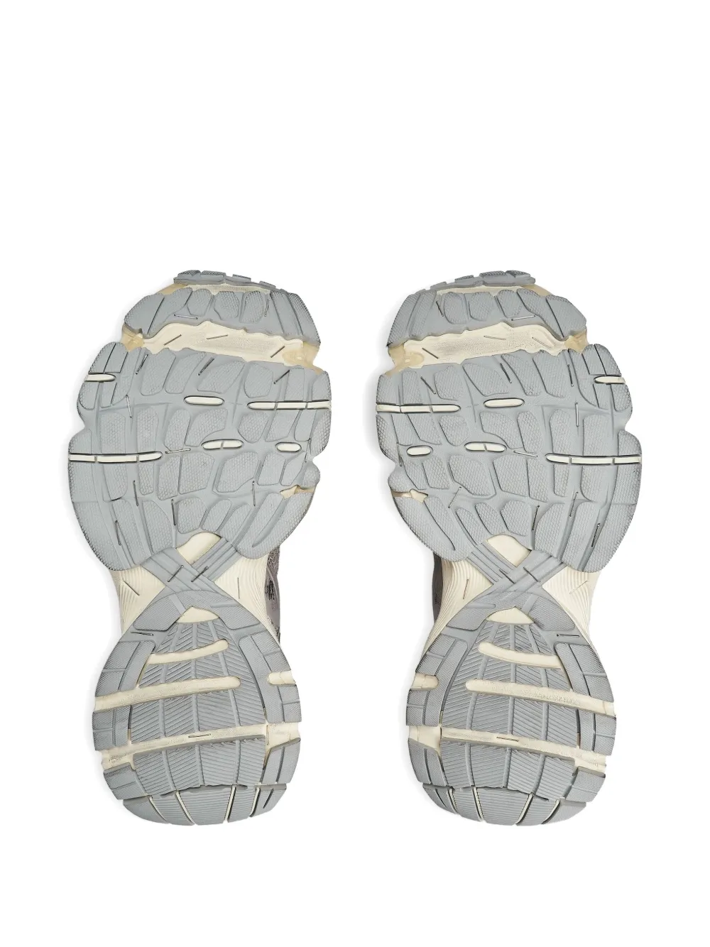 Balenciaga Stapler lace-up mesh sneakers Grey