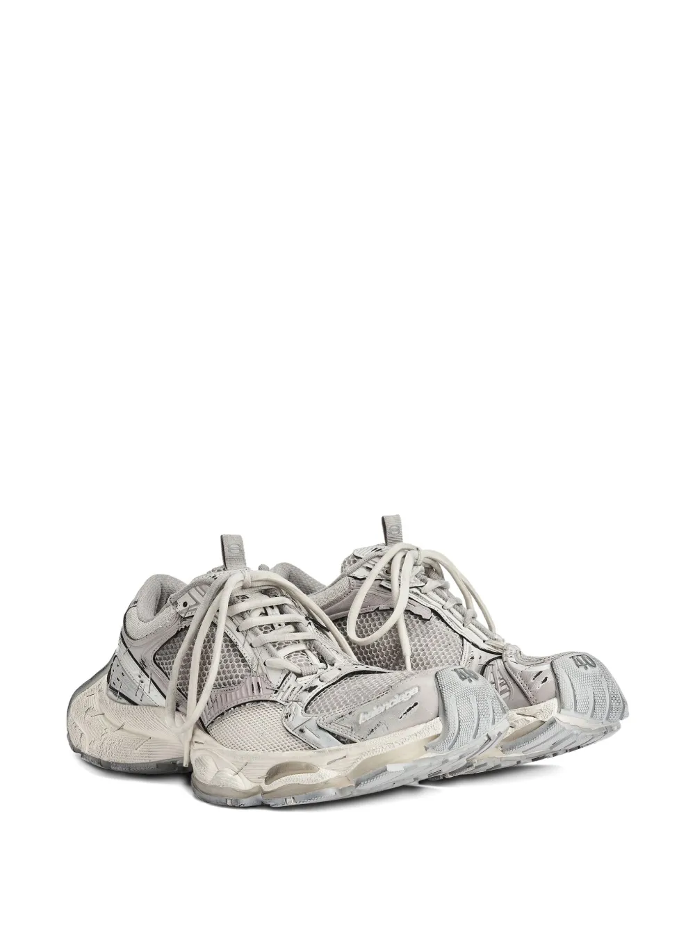 Balenciaga Stapler lace-up mesh sneakers Grey