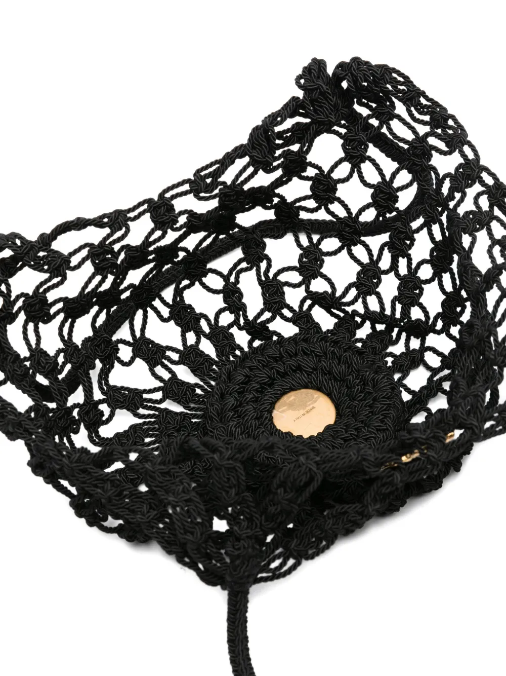 Saint Laurent Geknoopte shopper Zwart
