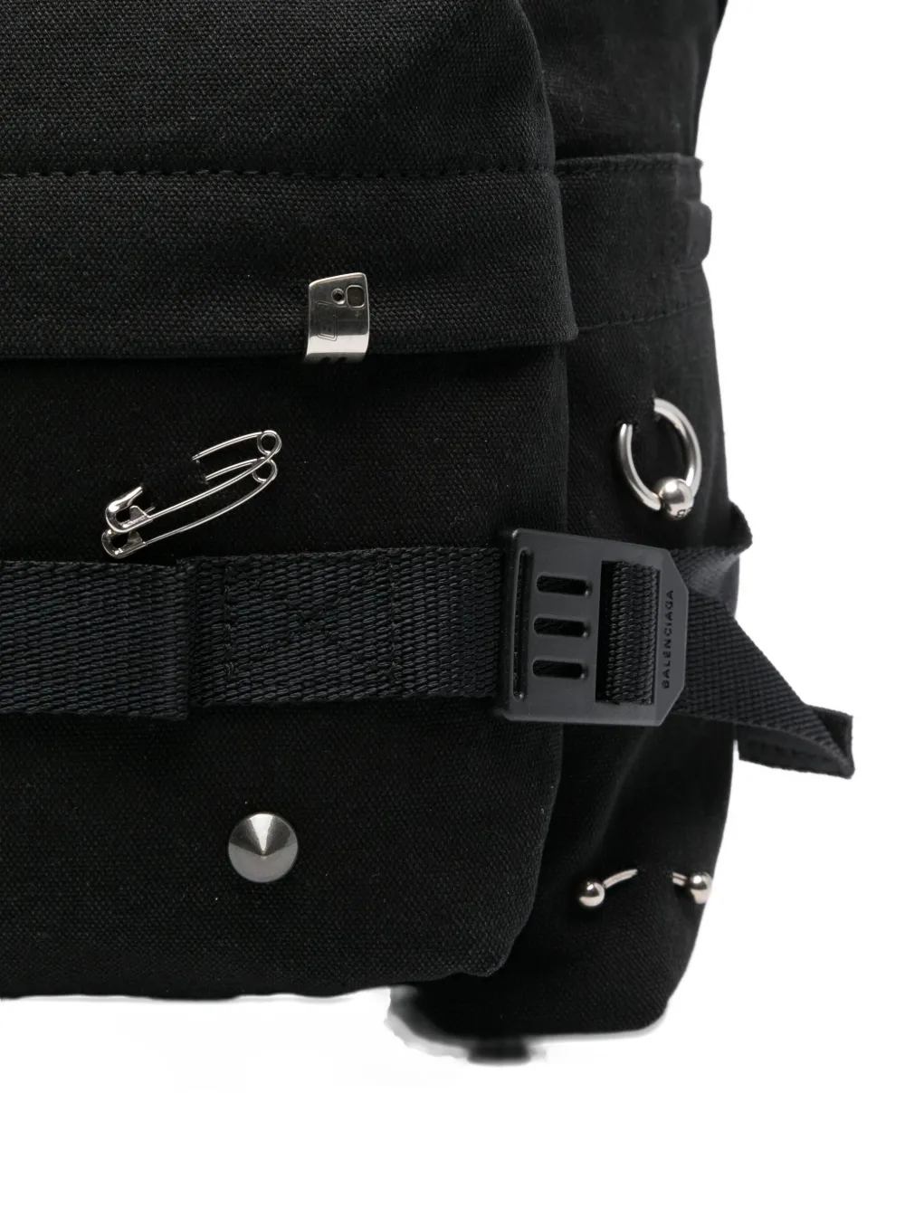 Balenciaga studded backpack Zwart