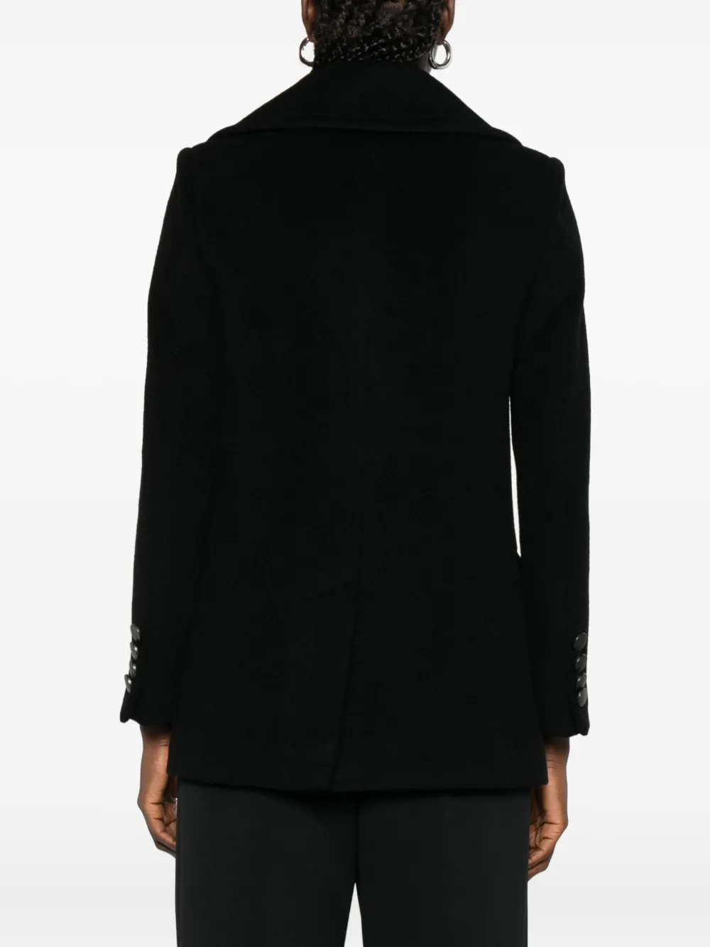Tagliatore double-breasted coat Zwart