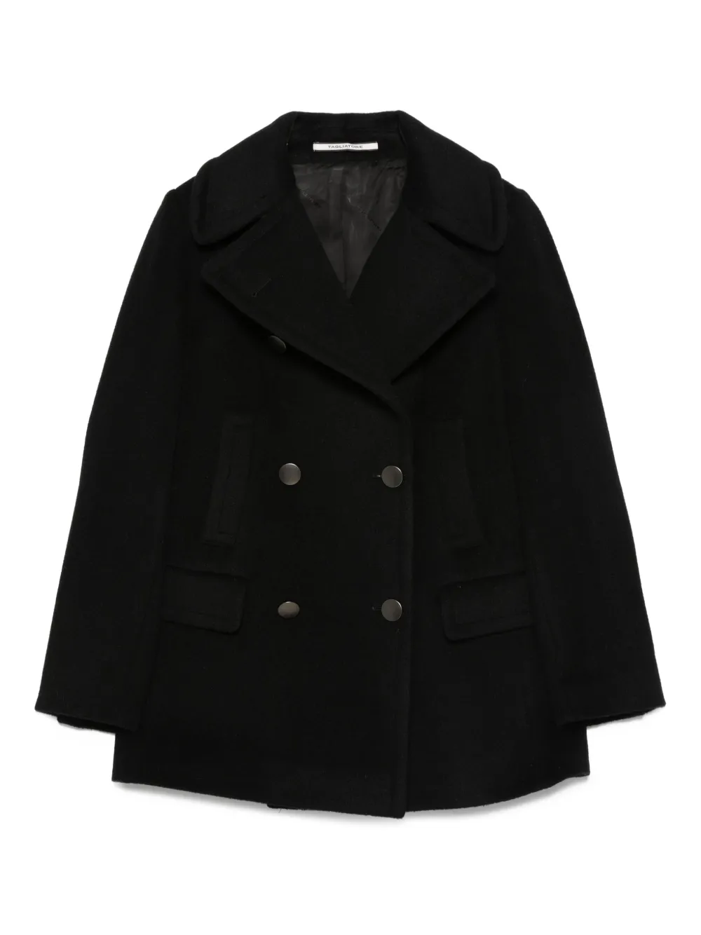 Tagliatore double-breasted coat Zwart