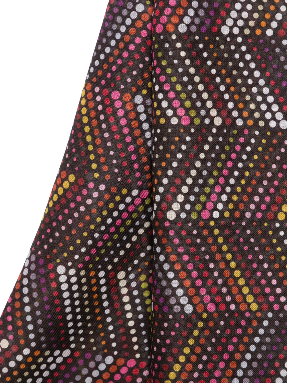 Missoni polka-dot zigzag scarf - Grijs