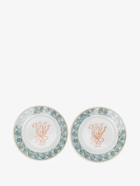 GINORI 1735 Il Viaggio Di Nettuno octopus-print porcelain plate