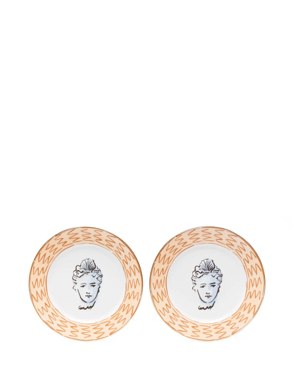GINORI 1735 portrait-patterned plates set (28cm) | Image 1