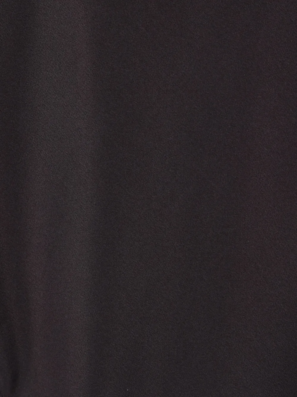 Saint Laurent Satijnen midi-jurk met ruches Zwart