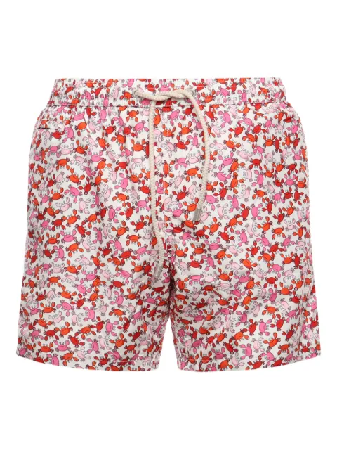 MC2 Saint Barth shorts de playa con estampado de cangrejo