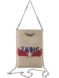 Zadig&Voltaire Rock leather mini bag - Neutrals