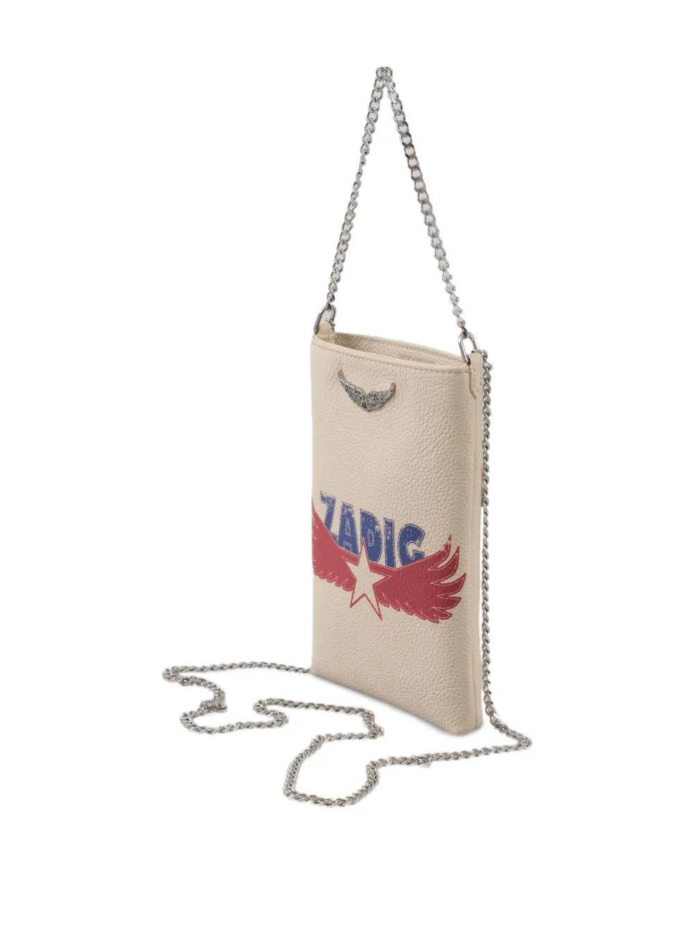 Zadig&Voltaire Rock leren mini-tas Beige