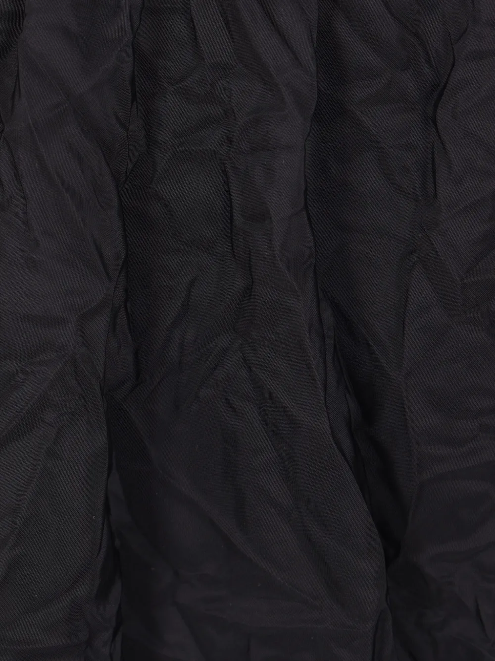 Maria Calderara Maxi-rok met elastische taille en gekreukt effect Zwart