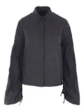 Maria Calderara textured button-fastening shirt - Black