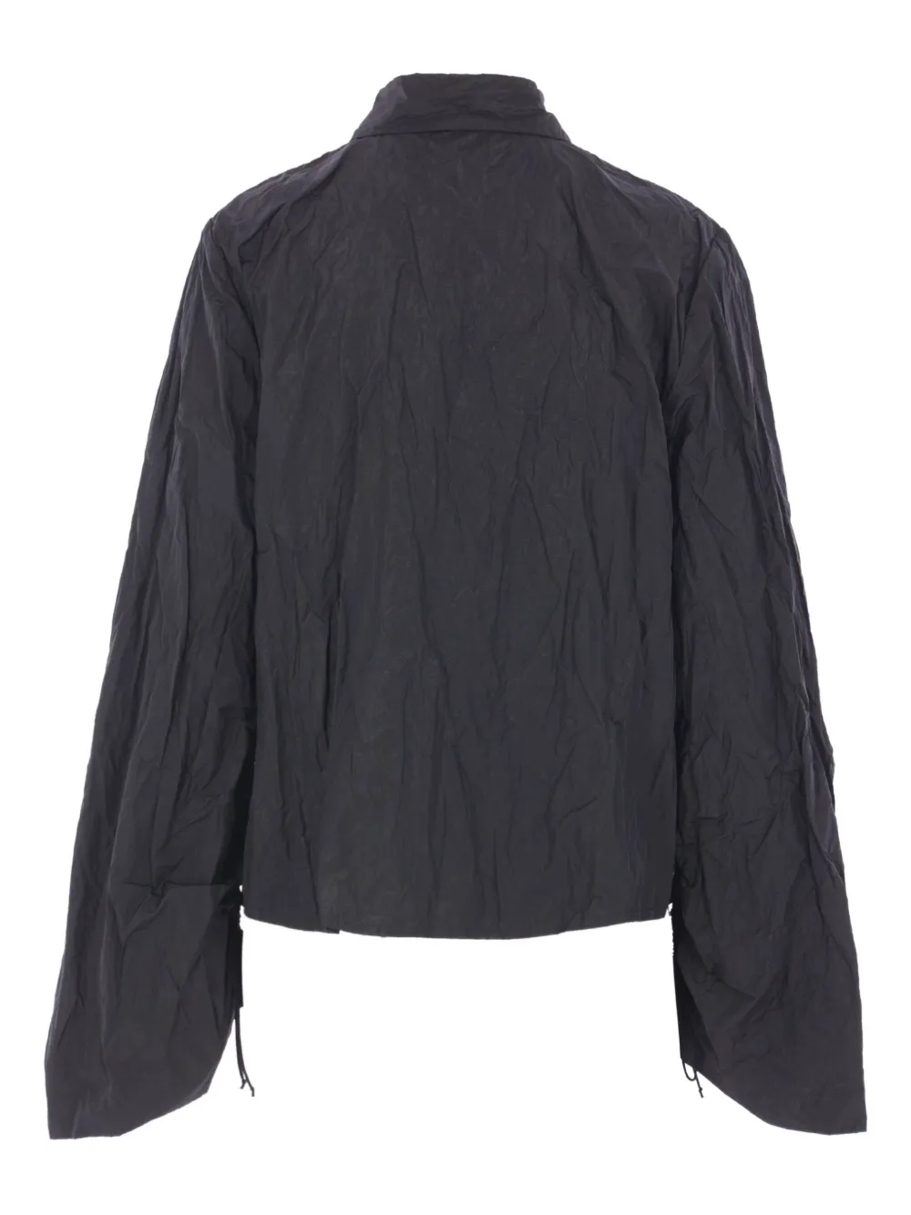 Maria Calderara textured button-fastening shirt - Zwart