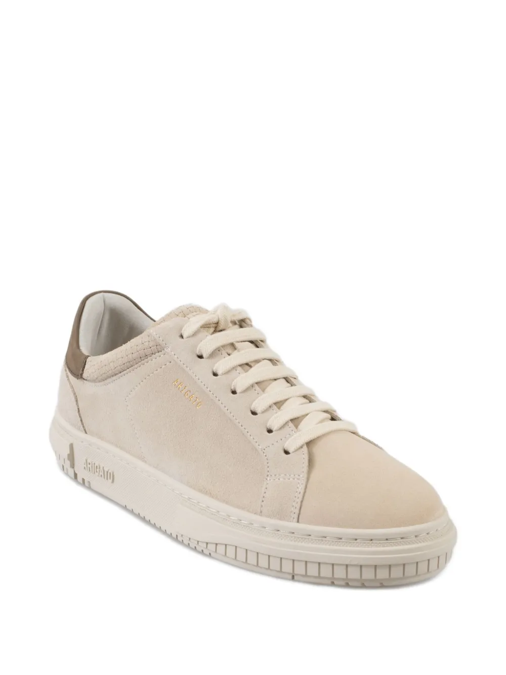 Axel Arigato suede leather low-top sneakers Neutrals