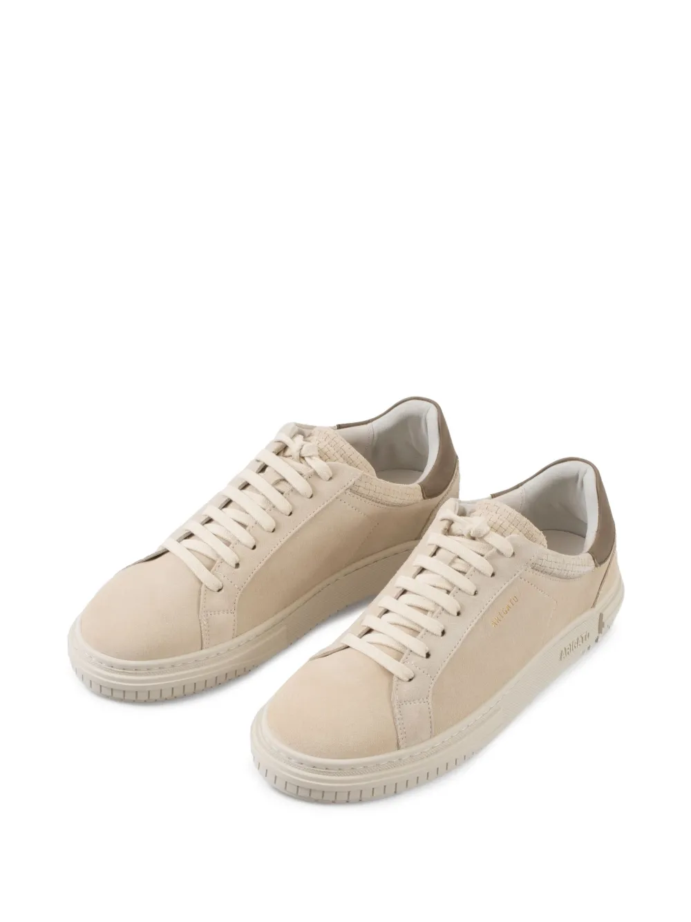 Axel Arigato suede leather low-top sneakers Neutrals