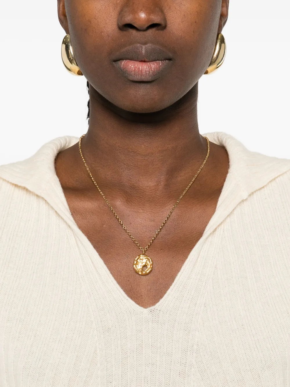 Twinset Ribbed Sweater In Neutral