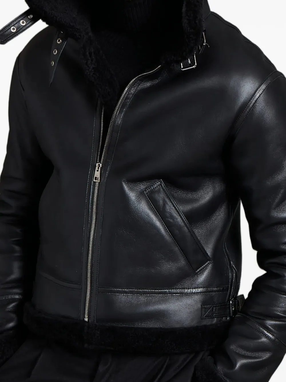 Manzoni 24 chamarra de lana con cierre | Chamarras de piel | Image 2