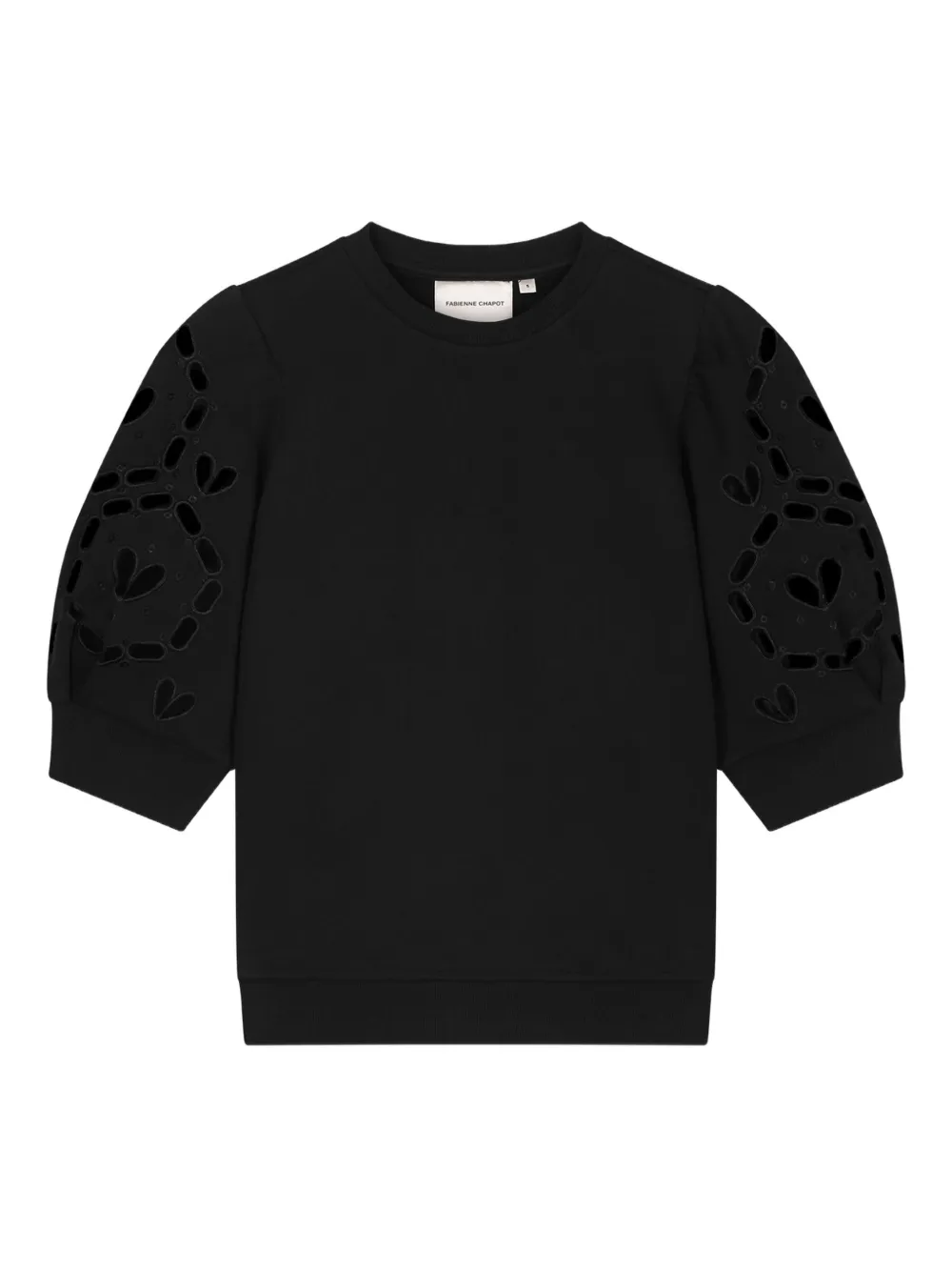 Fabienne Chapot Henriette cut-out sleeve T-shirt | أسود | Image 1