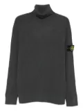 Stone Island ribbed turtleneck sweater - Grey
