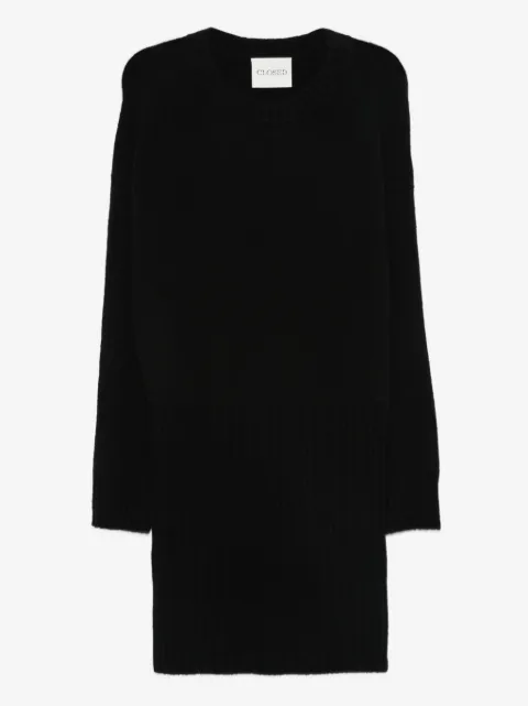 Closed crew-neck knit midi dress