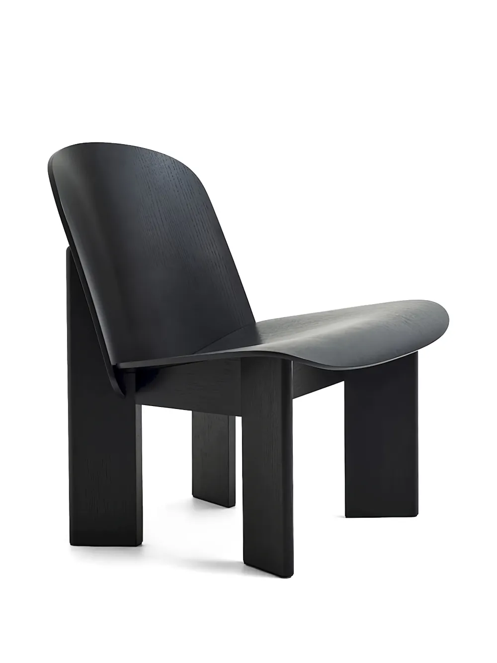 HAY Lacquered solid oak chair - Nero