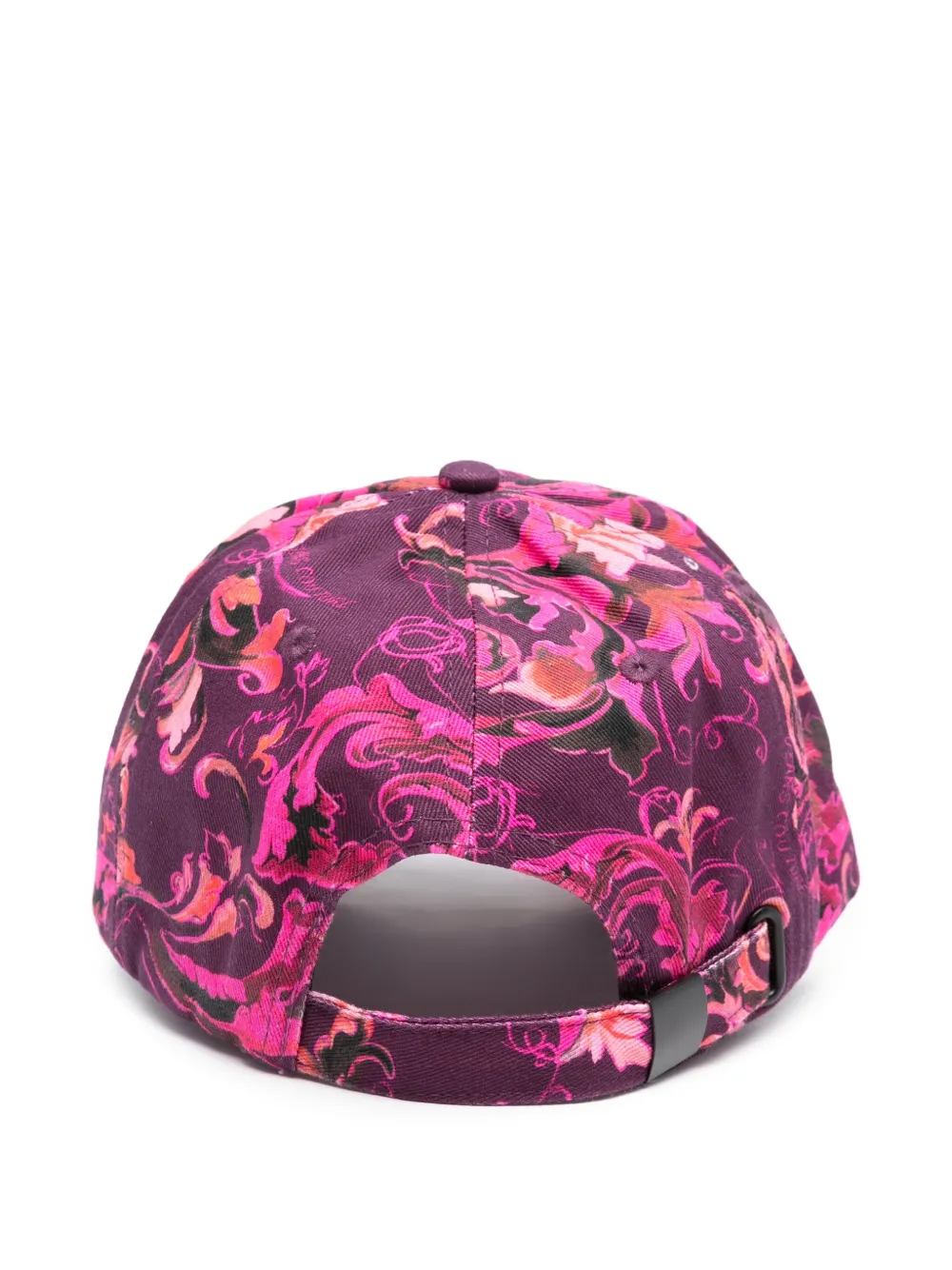Versace Jeans Couture floral-print baseball cap - Paars