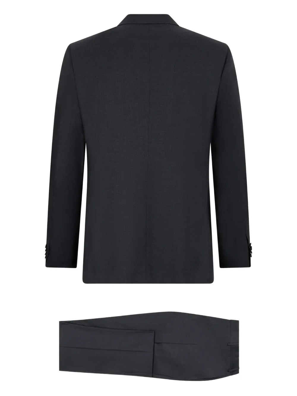 Canali two-button lapel single-breasted suit Blauw