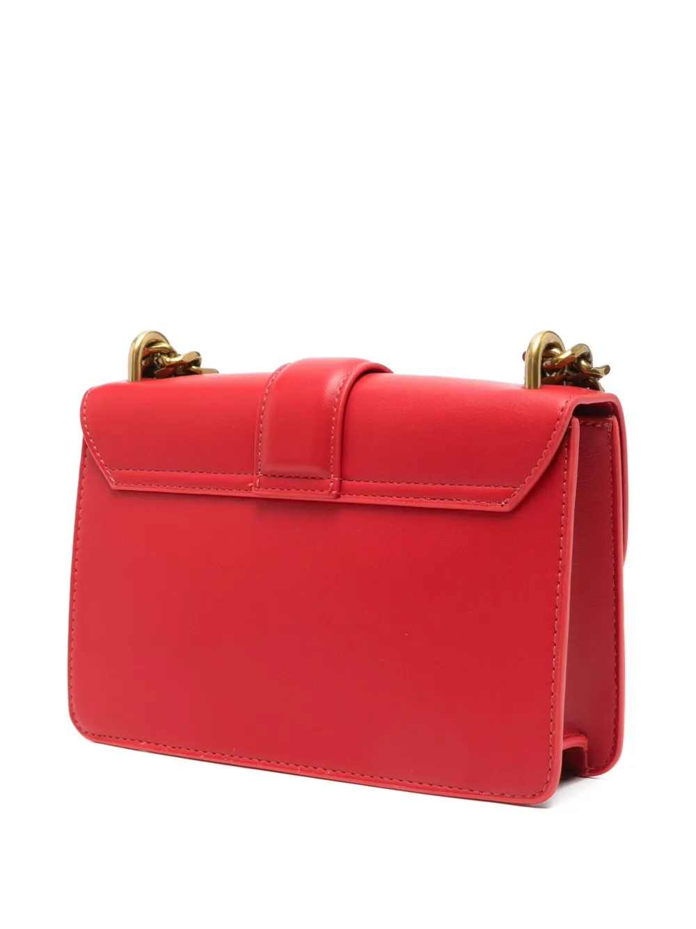 Just Cavalli Schoudertas met slangengesp Rood