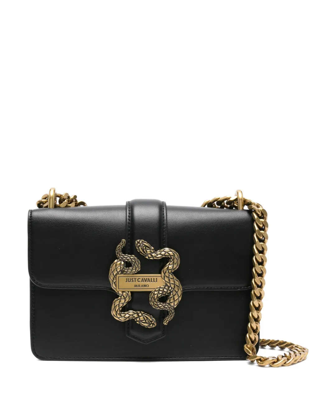 Just Cavalli Crossbodytas met logo-reliëf Zwart