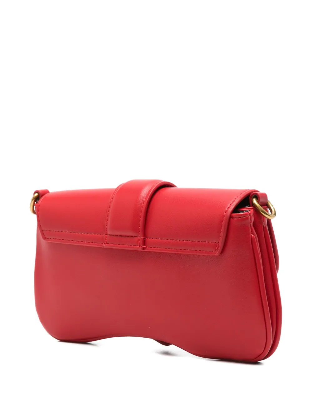 Just Cavalli Schoudertas met slangengesp Rood